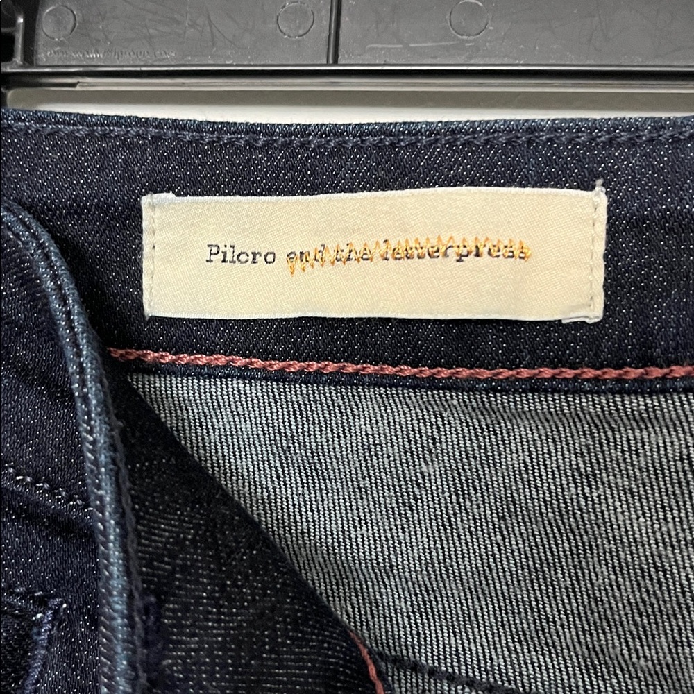 Pilcro | Dark wash jean Flared Jeans - Picture 3 of 7